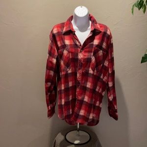 Jac Vanek Size Medium Flannel